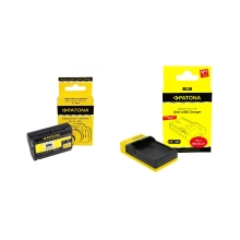 PATONA Zestaw ładowarka USB-C i Akumulator EN-EL15 1 V1 EN-EL15 D600 D610 D7000 D7100 D800 D8000 PATONA Zestaw ładowarka USB-C i Akumulator EN-EL15 1 V1 EN-EL15 D600 D610 D7000 D7100 D800 D8000