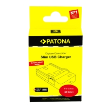 PATONA Ładowarka Slim USB-C do Leica BP-SCL1 Leica BM8, M8, M8.2, M9, M9-M, M9-P, ME, BLI-312 PATONA Ładowarka Slim USB-C do Leica BP-SCL1 Leica BM8, M8, M8.2, M9, M9-M, M9-P, ME, BLI-312