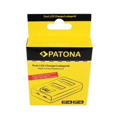PATONA Ładowarka Dual LCD USB GoPro Max 2 – do akumulatorów AMBAT-001