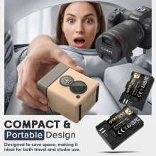 PATONA PROTECT Retro Dual Kit Ładowarka z 2 akumulatorami Canon LP-E6P / LP-E6NH / LP-E6N / LP-E6a PATONA PROTECT Retro Dual Kit Ładowarka z 2 akumulatorami Canon LP-E6P / LP-E6NH / LP-E6N / LP-E6a