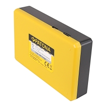 PATONA USB Potrójna Ładowarka do Canon LP-E17 z kablem USB-C