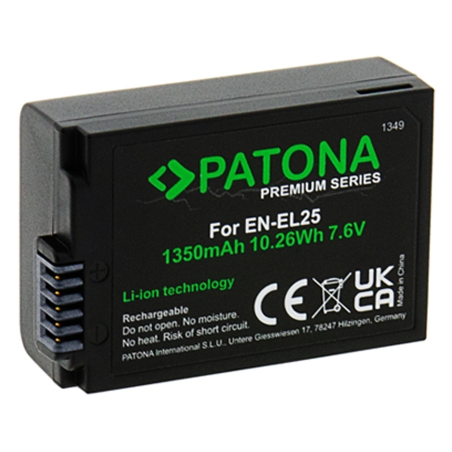 PATONA Premium Akumulator  EN-EL25 do Nikon Z30 / Z50 / Z50 II / Z fc