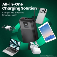 PATONA Premium Powerbank Stark 6.0 PD 30W 20000mAh – ze zintegrowanym przewodem USB-C