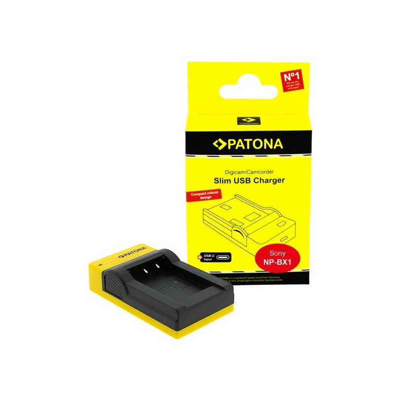 PATONA Slim ładowarka USB-CSony NP-BX1 BX BX1 NP-BX1 Cybershot DSC HX300 DSC HX50V DSC RX1