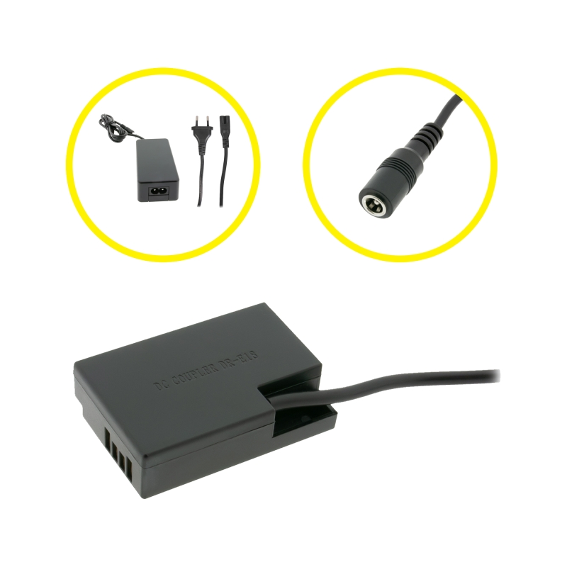 PATONA Zestaw Dummy do Canon LP-E17 z zasilaczem PATONA Zestaw Dummy do Canon LP-E17 z zasilaczem
