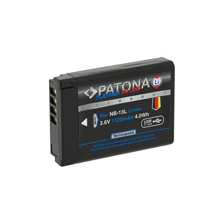 PATONA Platinum Akumulator do Canon NB-13L z wejściem USB-C