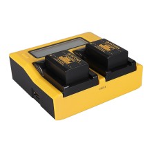 PATONA Podwójna ładowarka USB LCD do Panasonic BPDC9 BPDC9E BP-DC9E DC9 DC-9 BMB9