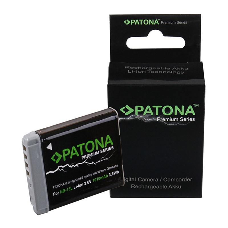 Bateria PATONA Premium do Canon NB-13L Canon PowerShot G7X G5X G9X G7X Mark II Bateria PATONA Premium do Canon NB-13L Canon PowerShot G7X G5X G9X G7X Mark II