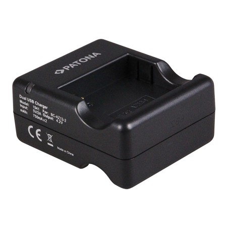 Podwójna szybka ładowarka PATONA f. Xiaomi Yi AZ13-2 AZ13-1 w tym. Kabel micro-USB