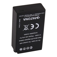 PATONA Bateria f. Nikon EN-EL20 1 A Blackmagic Pocket J1 J-1 J2 J3 S1 V3 V-3