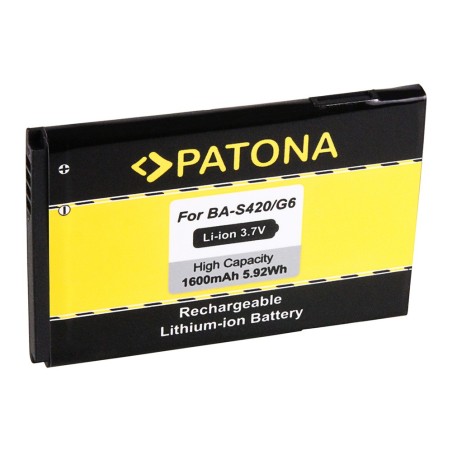 Bateria PATONA do HTC BA-S420 HTC 7 Trophy A3333 A6363 T8686 T8689 BA-S440