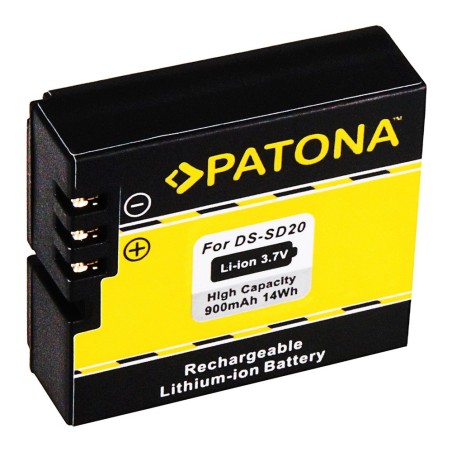 PATONA bateria do Rollei Bullet 3s 4s 5s DS-SD20 Astak CM-7200 HD Gwiazda 60