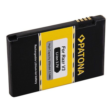 PATONA Bateria f. Motorola Razr V3 Lifestyle 285 Razr V3 Pebl U6 Razr V3 Prolife