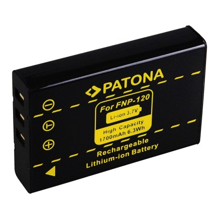 PATONA Bateria do Fuji NP-120 F10 F11 FinePix603 DB-43 D-LI7