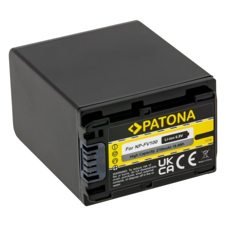 PATONA Bateria f. Sony HDR-CX110 HDR-CX170 NP-FV30 NP-FV50 NP-FV100