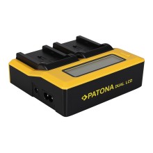 PATONA Podwójna ładowarka USB LCD do Canon NB-2L BP2L12 BP-2L12 BP2L14 BP-2L14
