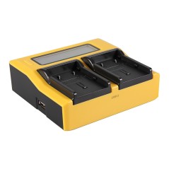 PATONA Podwójna ładowarka USB LCD do JVC BNVF707 BN-VF707 BNVF707U BN-VF707U