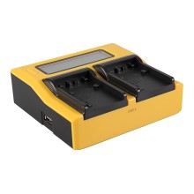 Ładowarka USB PATONA z podwójnym wyświetlaczem LCD do Sony NP-FP50 NP-FH50 70 100 Ładowarka USB PATONA z podwójnym wyświetlaczem LCD do Sony NP-FP50 NP-FH50 70 100