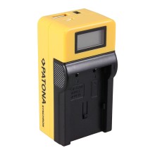 Ładowarka USB PATONA Synchron f. Canon BP2L12 BP-2L12 z wyświetlaczem LCD Ładowarka USB PATONA Synchron f. Canon BP2L12 BP-2L12 z wyświetlaczem LCD