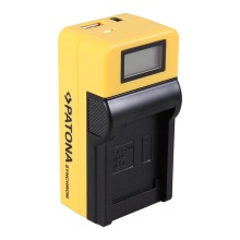 Ładowarka USB PATONA Synchron f. Canon NB4L NB-4L NB5L z wyświetlaczem LCD Ładowarka USB PATONA Synchron f. Canon NB4L NB-4L NB5L z wyświetlaczem LCD