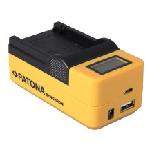 Ładowarka USB PATONA Synchron f. Canon NB6L NB-6L Samsunga z wyświetlaczem LCD Ładowarka USB PATONA Synchron f. Canon NB6L NB-6L Samsunga z wyświetlaczem LCD