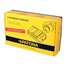 Ładowarka USB PATONA Synchron f. Canon NB6L NB-6L Samsunga z wyświetlaczem LCD Ładowarka USB PATONA Synchron f. Canon NB6L NB-6L Samsunga z wyświetlaczem LCD