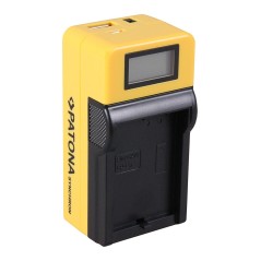 Ładowarka USB PATONA Synchron f. Canon LPE5 LP-E5 z wyświetlaczem LCD