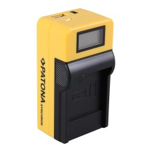 Ładowarka USB PATONA Synchron f. Casio NP40 NP-40 z wyświetlaczem LCD Ładowarka USB PATONA Synchron f. Casio NP40 NP-40 z wyświetlaczem LCD