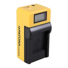 Ładowarka USB PATONA Synchron f. Casio NP150 NP-150 z wyświetlaczem LCD Ładowarka USB PATONA Synchron f. Casio NP150 NP-150 z wyświetlaczem LCD