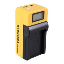 Ładowarka USB PATONA Synchron f. Casio NP90 NP-90 z wyświetlaczem LCD Ładowarka USB PATONA Synchron f. Casio NP90 NP-90 z wyświetlaczem LCD