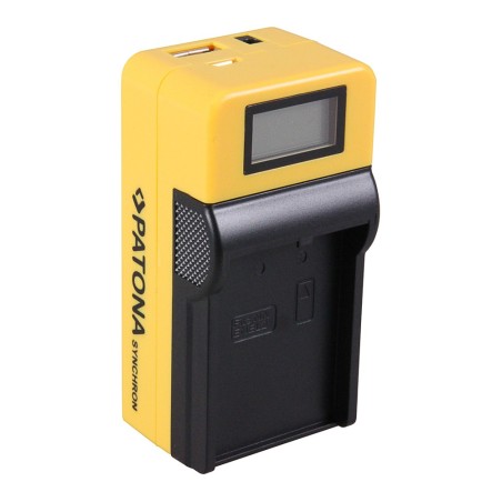 Ładowarka USB PATONA Synchron f. Nikon ENEL2 EN-EL2 z wyświetlaczem LCD