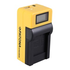 Ładowarka USB PATONA Synchron f. Pentax DLi88 D-Li88 z LCD
