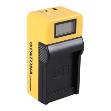 Ładowarka USB PATONA Synchron f. Casio NP110 NP130 NP-130 z wyświetlaczem LCD Ładowarka USB PATONA Synchron f. Casio NP110 NP130 NP-130 z wyświetlaczem LCD