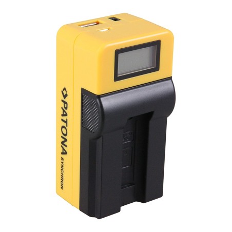 Ładowarka USB PATONA Synchron f. Canon NB9L NB-9L z wyświetlaczem LCD