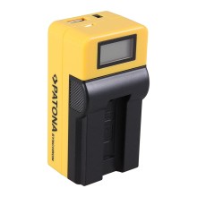 Ładowarka USB PATONA Synchron f. Canon NB9L NB-9L z wyświetlaczem LCD Ładowarka USB PATONA Synchron f. Canon NB9L NB-9L z wyświetlaczem LCD