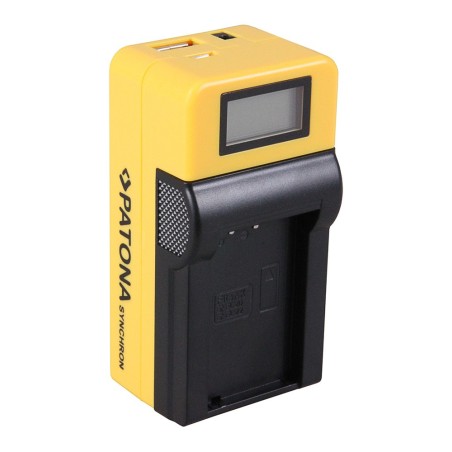 Ładowarka USB PATONA Synchron f. Nikon ENEL20 EN-EL20 z wyświetlaczem LCD