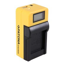 Ładowarka USB PATONA Synchron f. Canon NB11L NB-11L z wyświetlaczem LCD Ładowarka USB PATONA Synchron f. Canon NB11L NB-11L z wyświetlaczem LCD