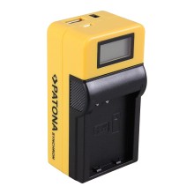 Ładowarka USB PATONA Synchron f. Nikon ENEL23 EN-EL23 z wyświetlaczem LCD