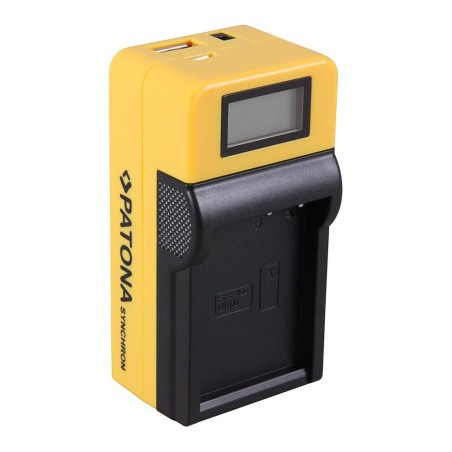 Ładowarka USB PATONA Synchron f. Kodak LB070 LB-070 z wyświetlaczem LCD