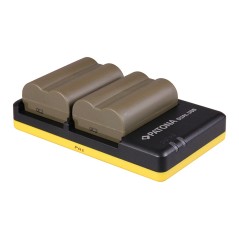 Podwójna szybka ładowarka PATONA do Canon BP-508 BP-512 w komplecie. Kabel micro-USB