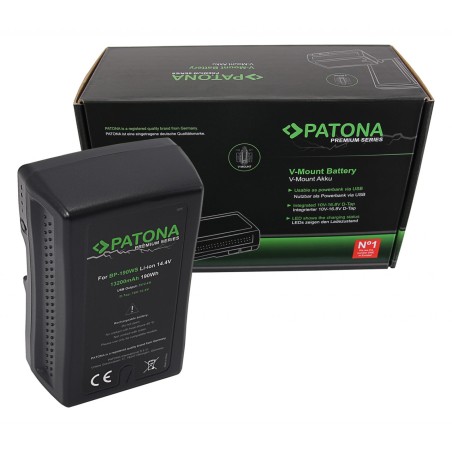 PATONA Premium Bateria V-Mount 190Wh f. Sony BP190WS DSR 250P 600P 650P 652P
