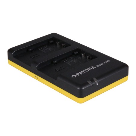 PATONA Podwójna szybka ładowarka do Panasonic VW-VBT190 VBT-380 HC-V757 w tym kabel micro-USB