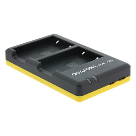 Podwójna szybka ładowarka PATONA f.Nikon EN-EL5+, ENEL5 w komplecie. Kabel USB typu C