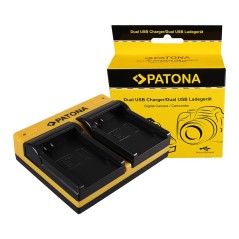 PATONA Dual Ladegerät f. Canon NB-4L Digital Ixus i zoom i zoom i7 i7 800 IS 850 IS inkl. Mikro-USA