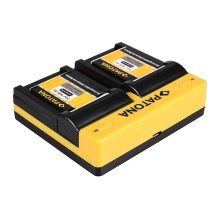 PATONA Dual Ladegerät f. Canon SLB-10A Ixus 85 IS SLB-10A IXY DIGITAL 25 IS SLB-10A inkl. Micro USB