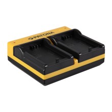 PATONA Dual Ladegerät f. Canon LP-E5 EOS 1000D 450D 500D inkl. Kabel micro-USB