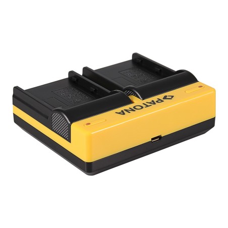 PATONA Dual Ladegerät f. Konica Minolta Nikon EN-EL3 Dynax 5D 7D Nikon EN-EL3 Minolta inkl. Mikro-USA