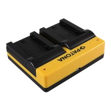 PATONA Dual Ladegerät f. Sony NP-FS11 DCR-PC DCRPC1 DCR-PC1 DCRPC2 DCR-PC2 DCRPC3 inkl. Mikro-USB Ka