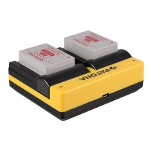 PATONA Dual Ladegerät f. Canon NB-7L Powershot G10 G11 G12 inkl. Kabel micro-USB