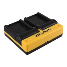 PATONA Podwójna ładowarka f. Casio NP-90 Exilim EXH10 EX-H10